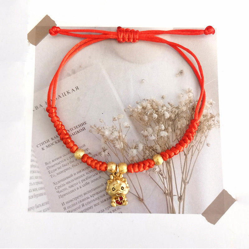 National Trendy Style Chinese Zodiac Dragon Bracelets