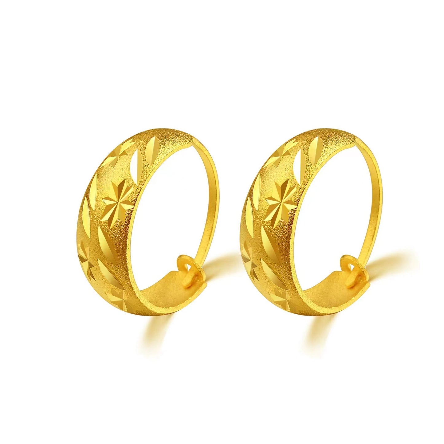 Women's Placer Gold Starry Ear Imitation Accessories Rings