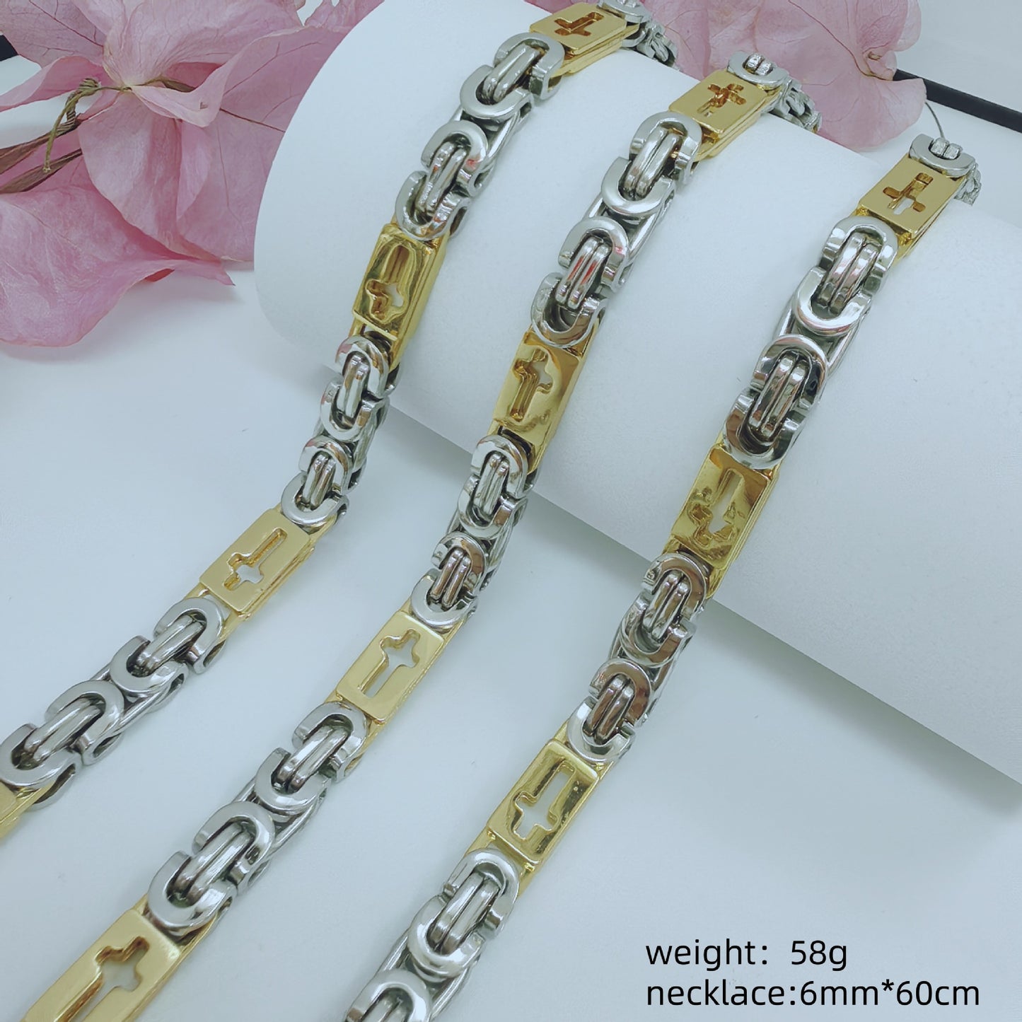Fashion Trendy Unique Man's Stainless Steel Necklace