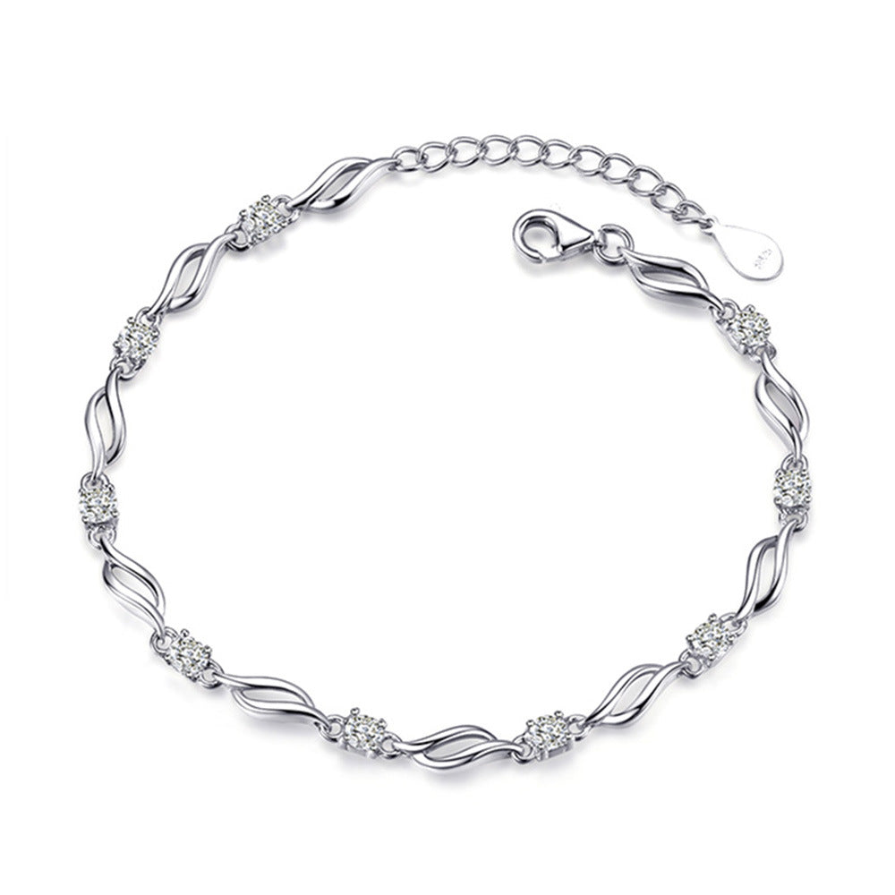 Women's Crystal Love Korean Simple Fashion Fast Bracelets