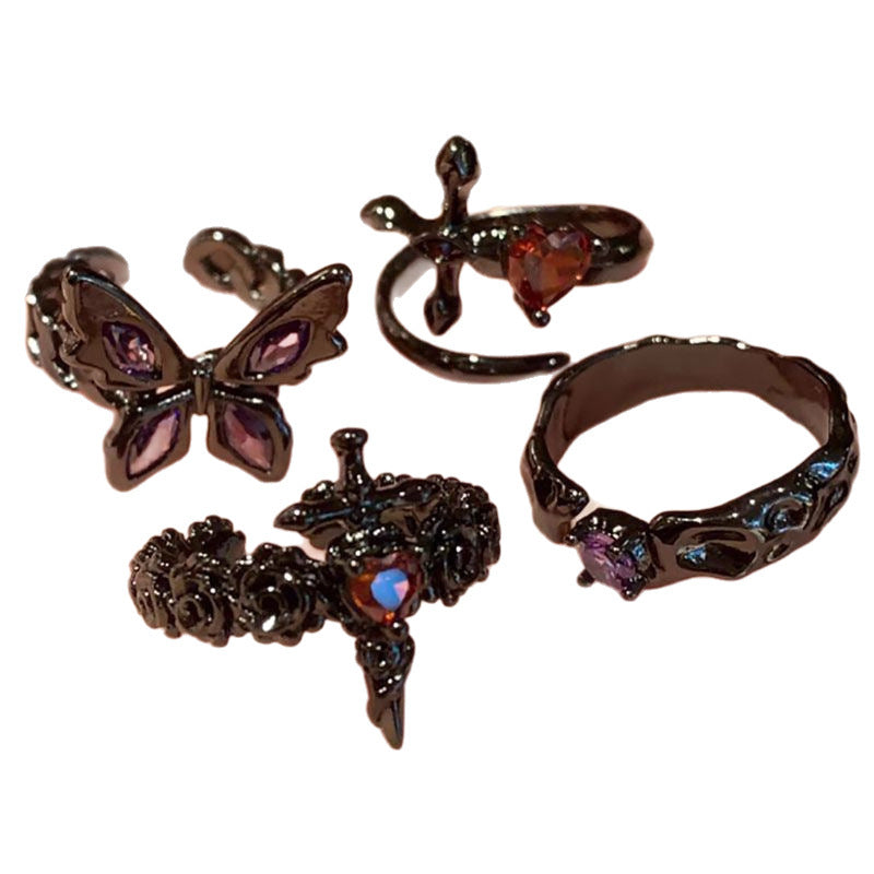 Durable Attractive Versatile Forbidden Romance Niche Ring