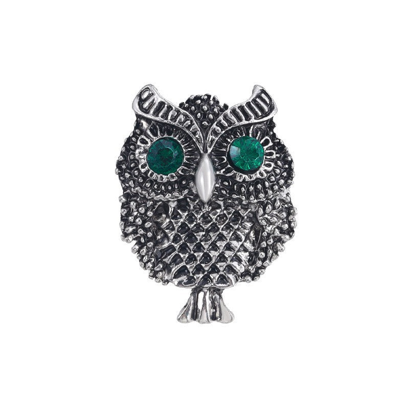 Men's Personalized Retro Animal Brooch Diamond Cartoon Lion Brooches