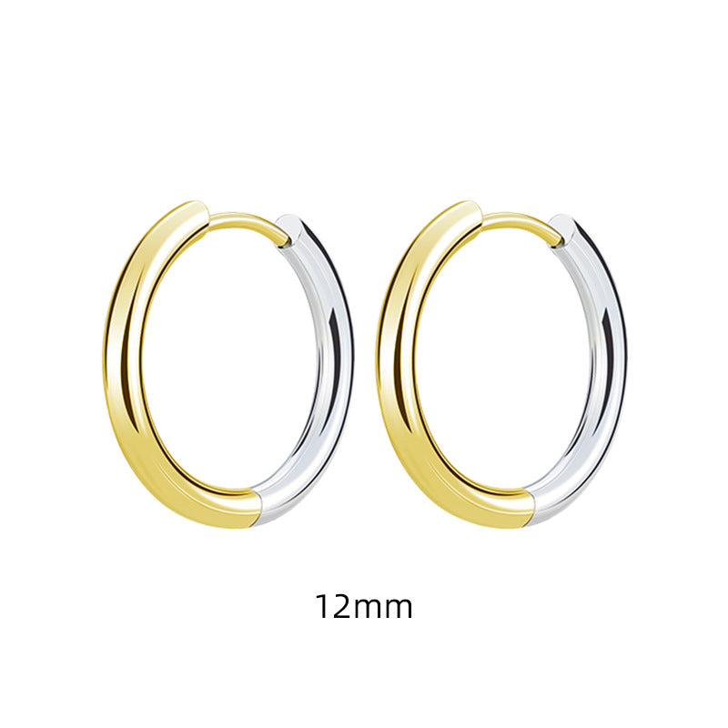 Luxury Minority High-grade Electroplating Temperament Gradient Earrings