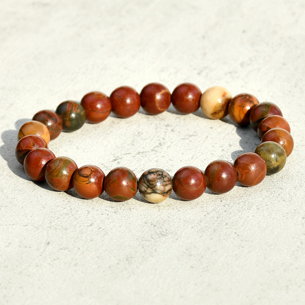 Handmade Beaded Natural Stone Female Summer Bracelets