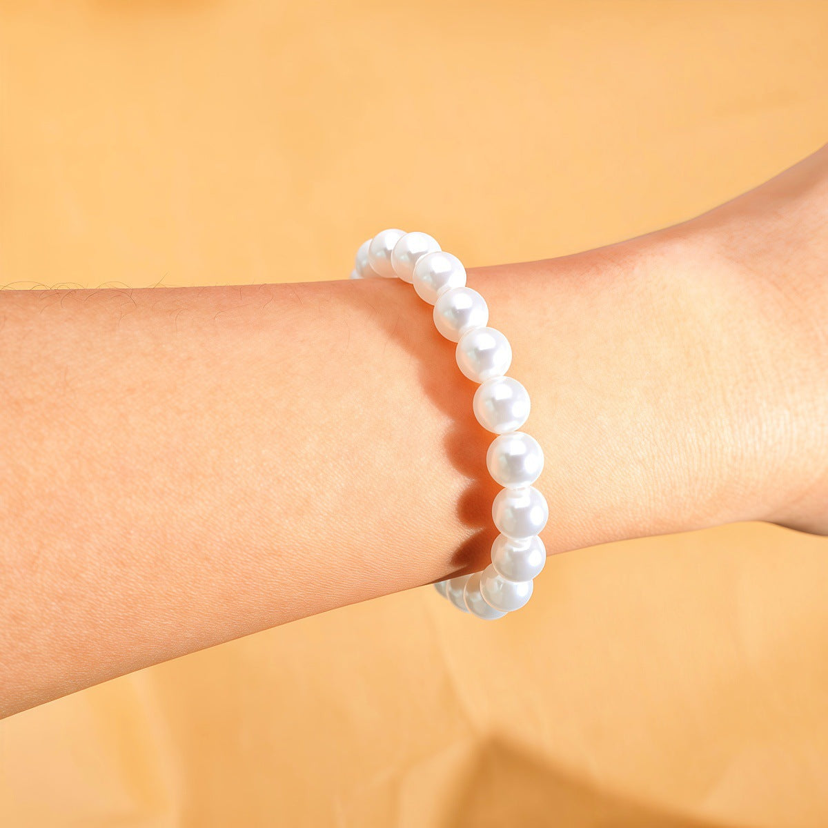 Women's Oversized Pearl Large Particle Round Imitation Elegant Banquet Bracelets