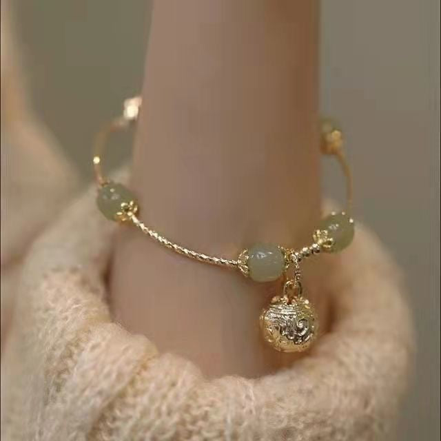 Classy Style Gold Silk Bell Special Bracelets