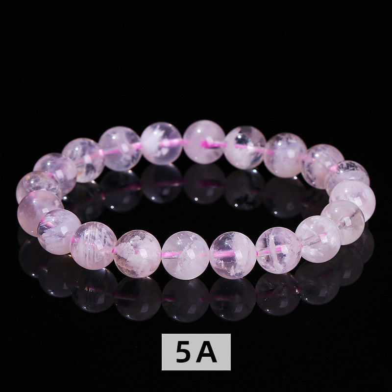 Natural White Snowflake Ghost Fashion Round Bracelets