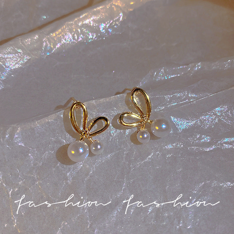 French Pearl High Sense Elegant Simple Earrings