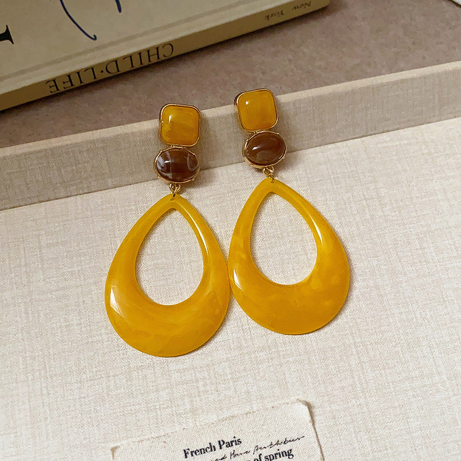Note Sier Needle Acrylic Stars Summer Earrings