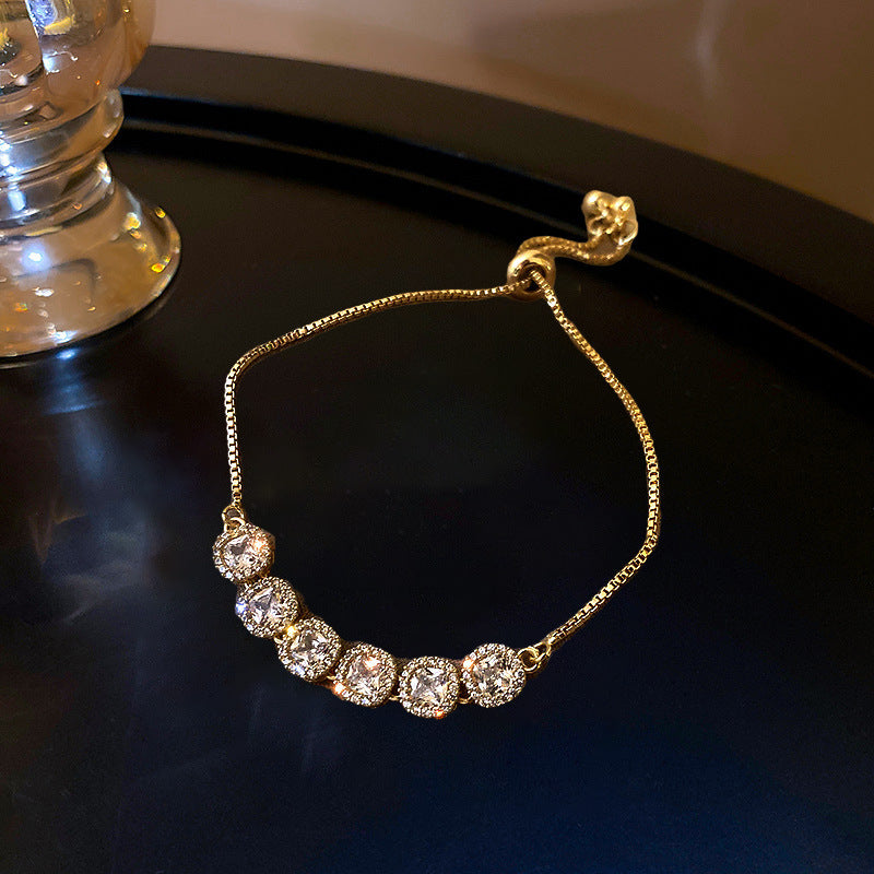 Vintage Pearl Female Style Design Simple Cold Bracelet
