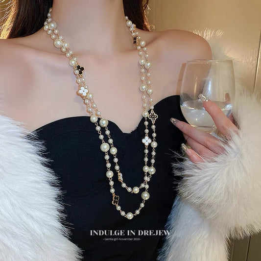 Long Light Luxury High-grade Sweater Chain Necklaces