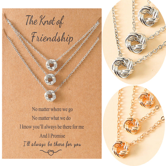 Ornament Personality Friendship Buckle Card Good Necklaces
