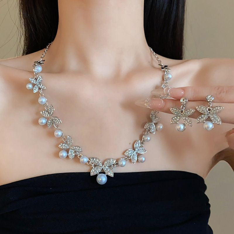 Elegant Drop Round Light Luxury Minority Necklaces