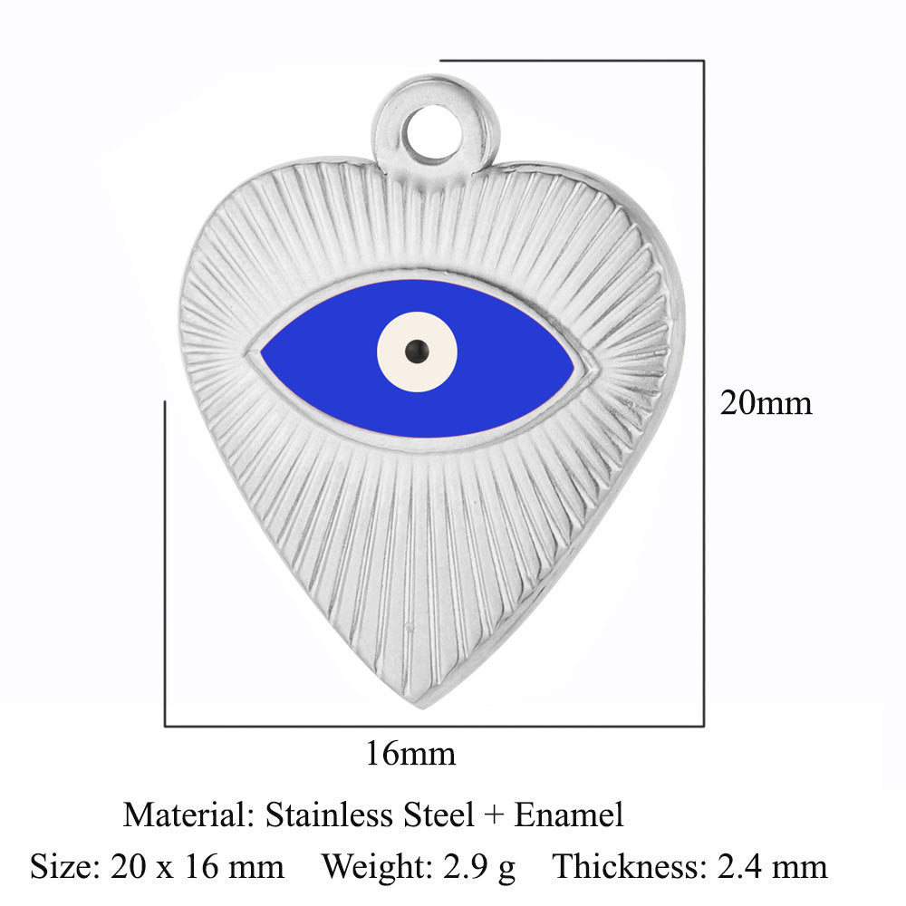 Eyes Stainless Steel Eye Of God Ornament Pendants