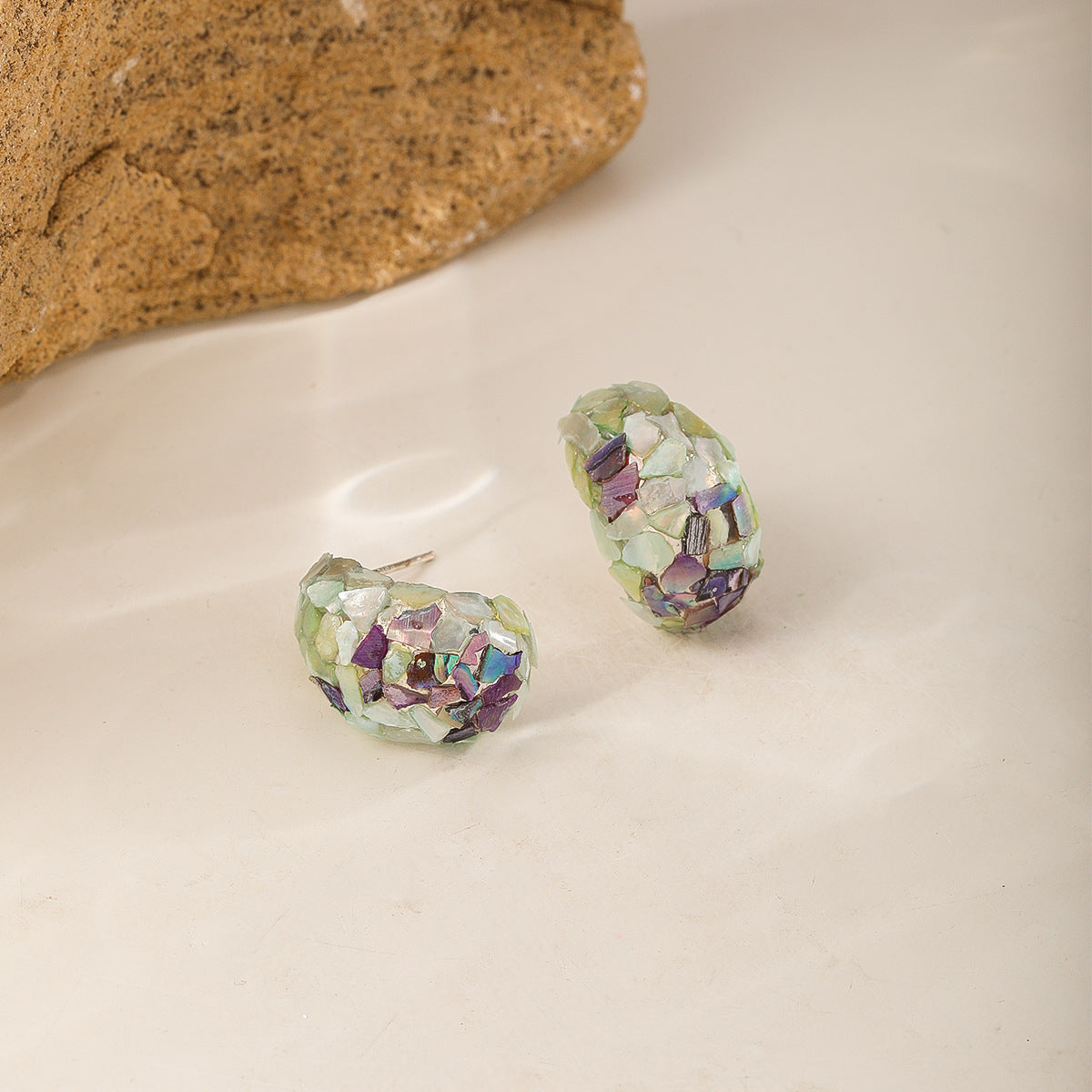 Ear Light Luxury High-grade Niche Design Female Cold Style Stud Earrings