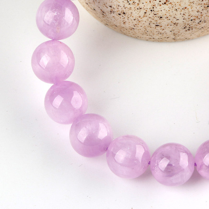 Spodumene Purple With Cat Eye Effect Bracelets