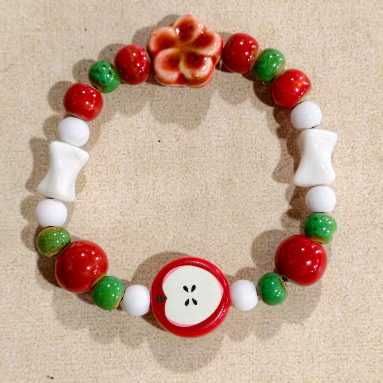 Alloy Ceramic Ethnic Style Single Handmade Filament Bracelet