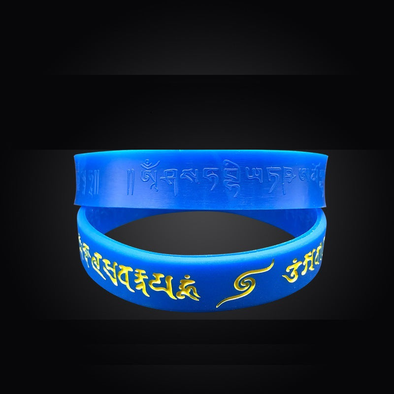Women's & Men's Variety Of Silicone Wrist Band Luminous Bracelet