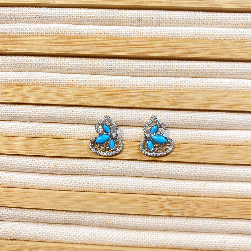 Women's Light Luxury High-grade Bow Cross Clover Pearl For Eardrop Stud Earrings