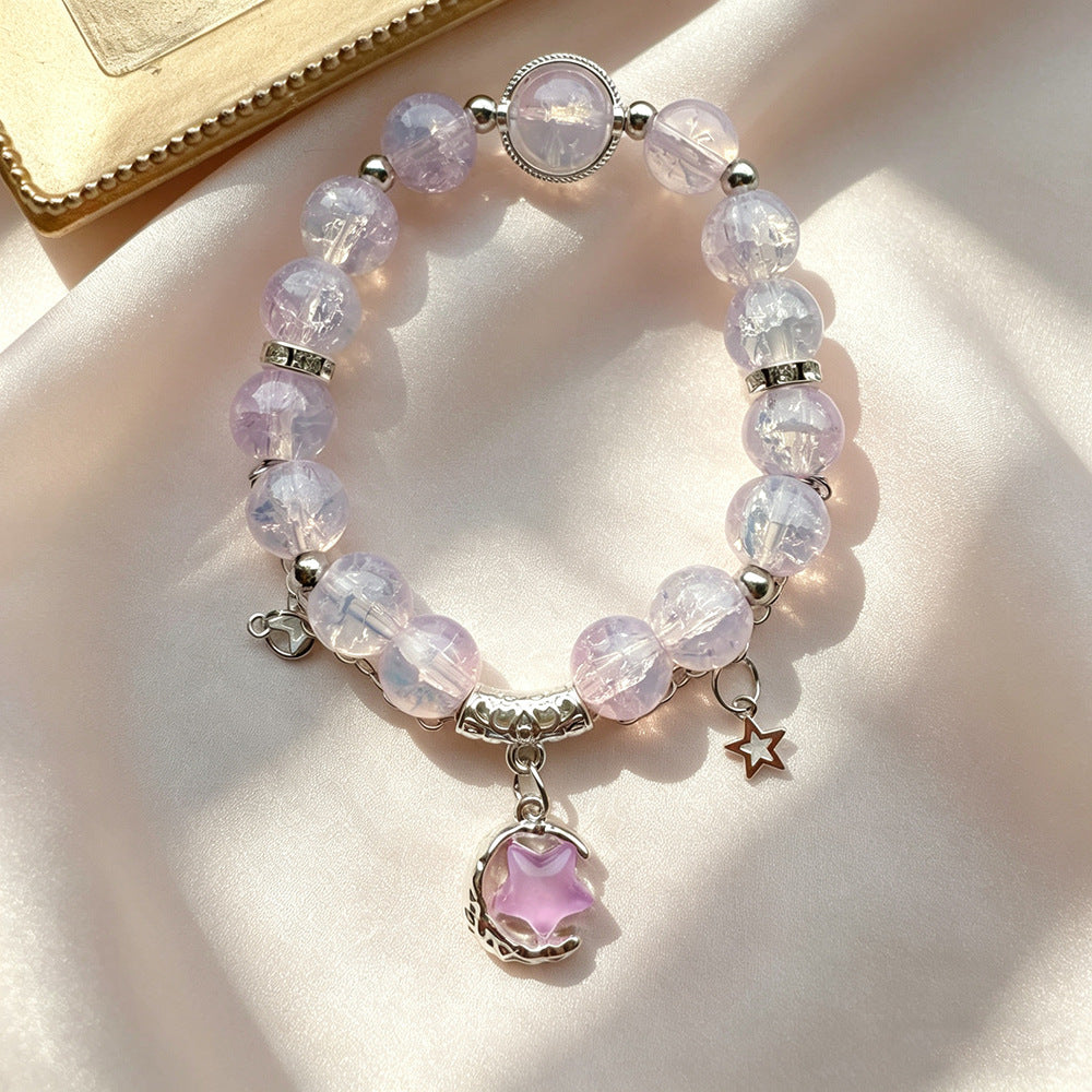 Summer Glaze Female Color Dopamine Temperamental White Bracelets