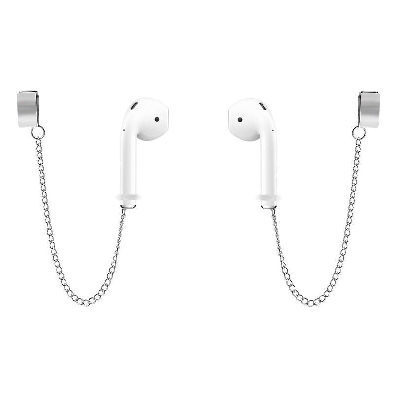 Women's & Men's Apple Wireless Headphone Protection Ear Chain Clip Without Earrings