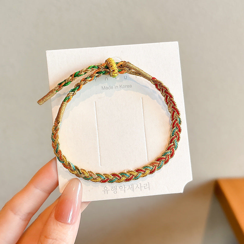 Boat Festival Carrying Strap Colorful Rope Wind Hand-woven Bracelet