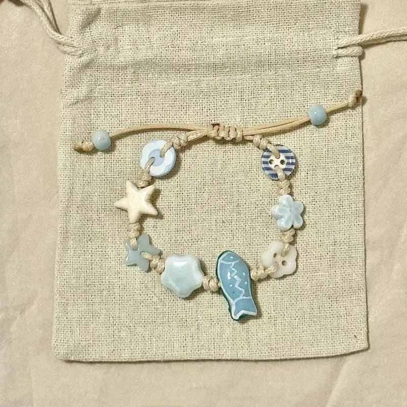 Apple Beaded Female Summer Dopamine Personality Bracelets
