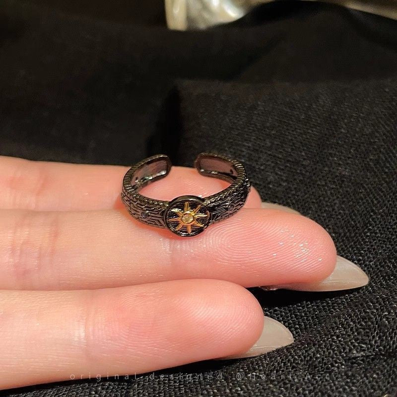 Female Niche Design Combination Sweet Cool Simple Ring