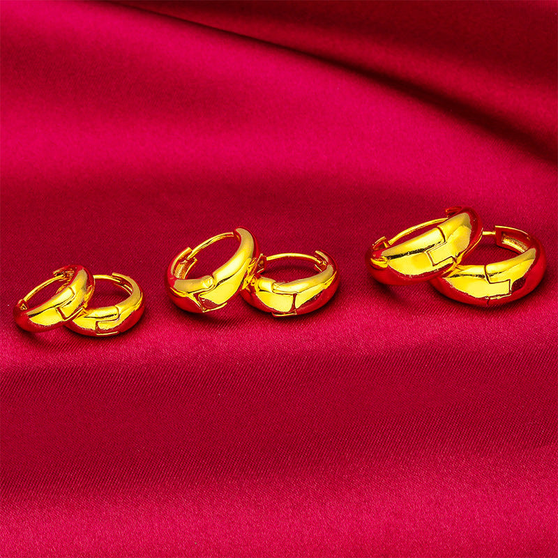 Women's Glossy Hidden Hook Fashion Thicken Earrings