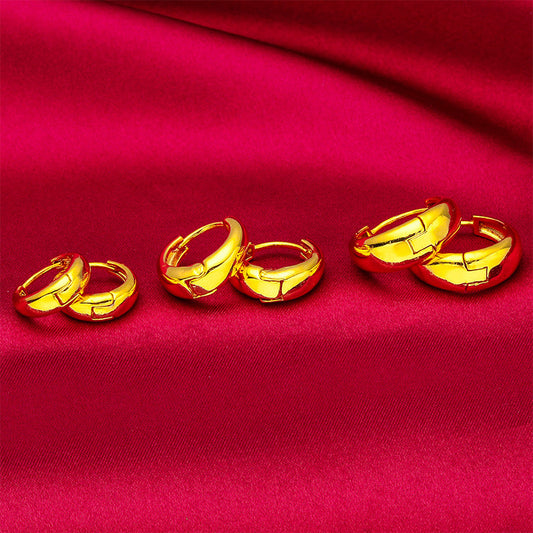 Women's Glossy Hidden Hook Fashion Thicken Earrings
