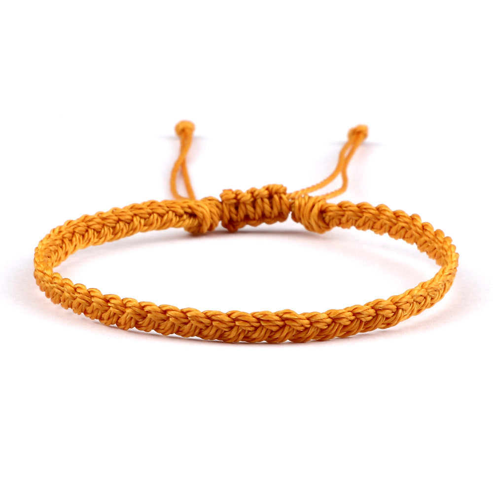 Creative Twist Weave Taiwanese Wax Handmade Hand Unisex Twin Bracelet