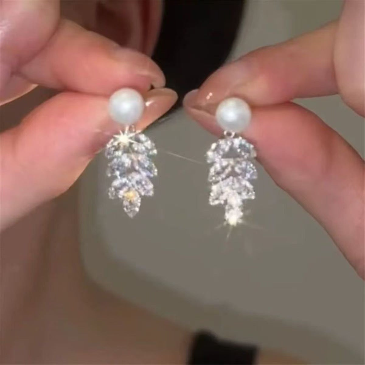 Wheat Tassel Bead Premium Light Luxury Minority Design Earrings