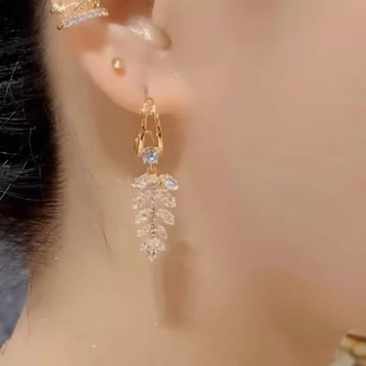 Women's Affordable Luxury Fashion Wheat Tassel For Niche Earrings