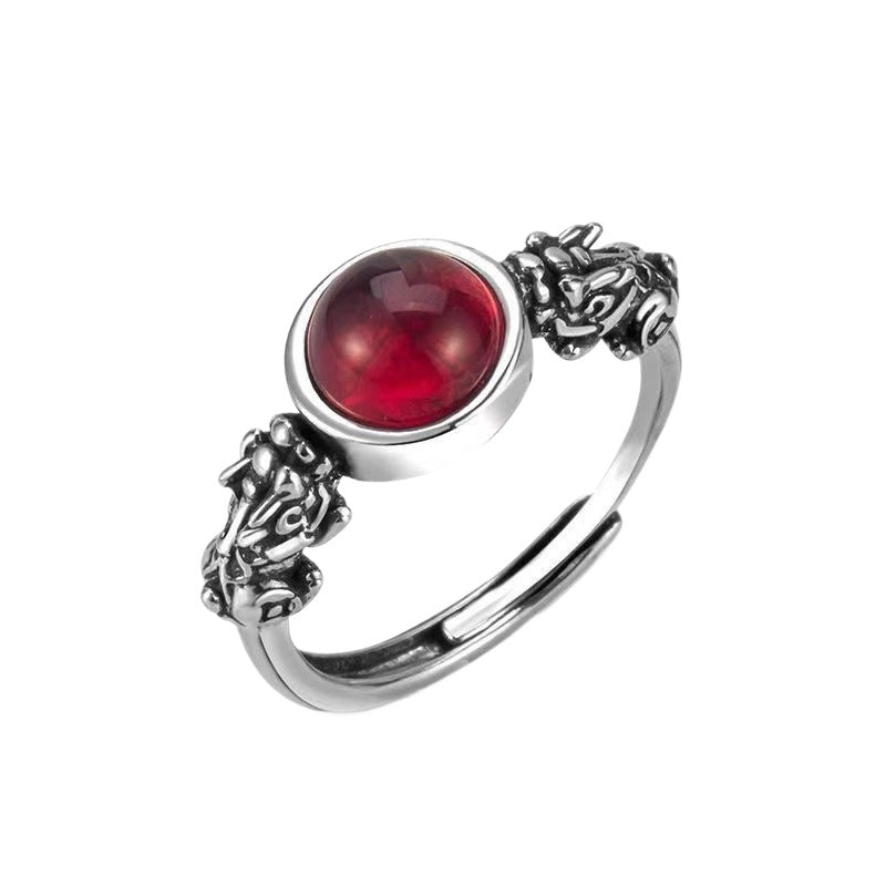 Minority Snake Female Cold Wind Spirit Design Adjustable Trendy Rings