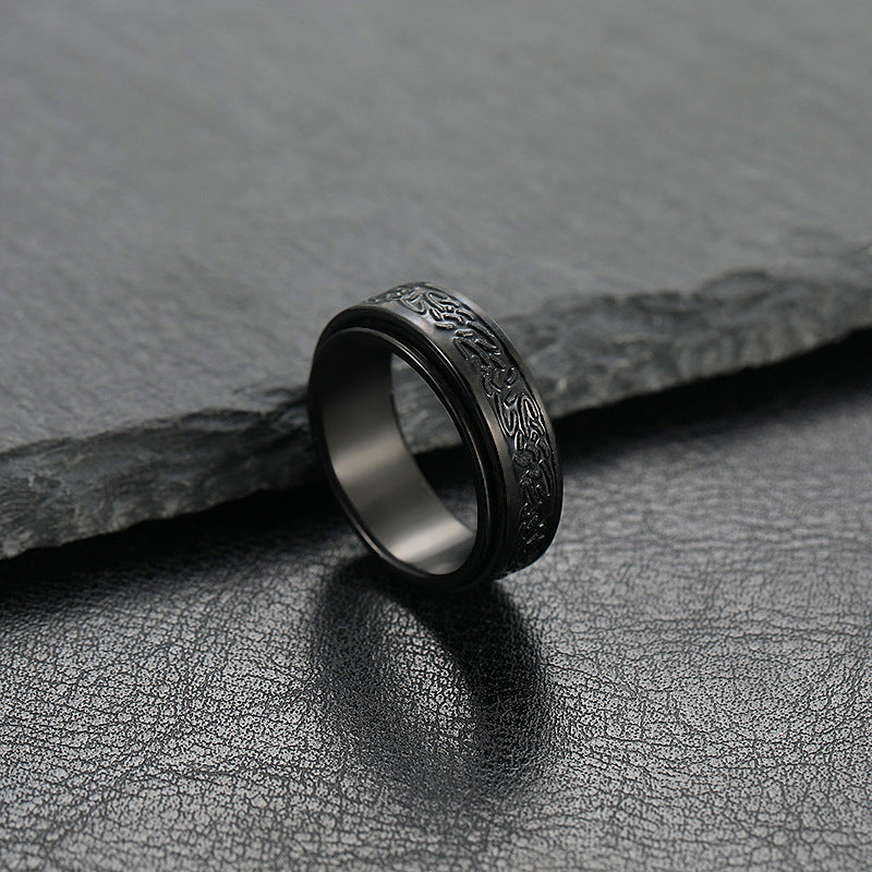 Style Stainless Steel Ornament Corrosion Oil Rings