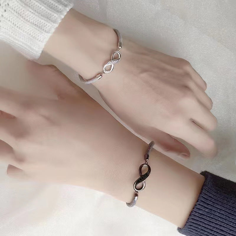 Women's & Men's For Niche Design Woven Long-distance Love Bracelet