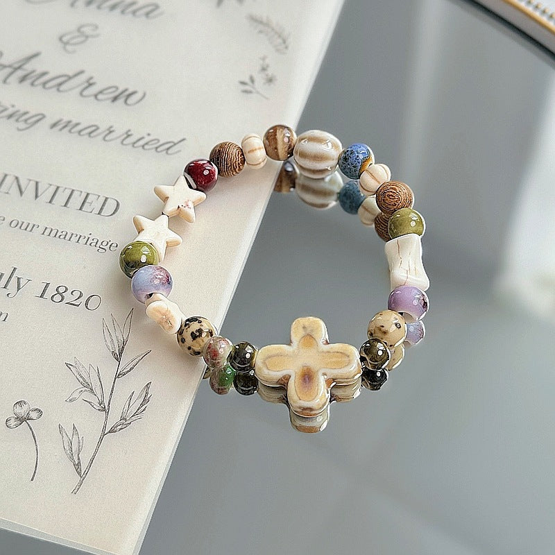 Women's Ceramic Summer High-grade Chinese Style National Bracelets