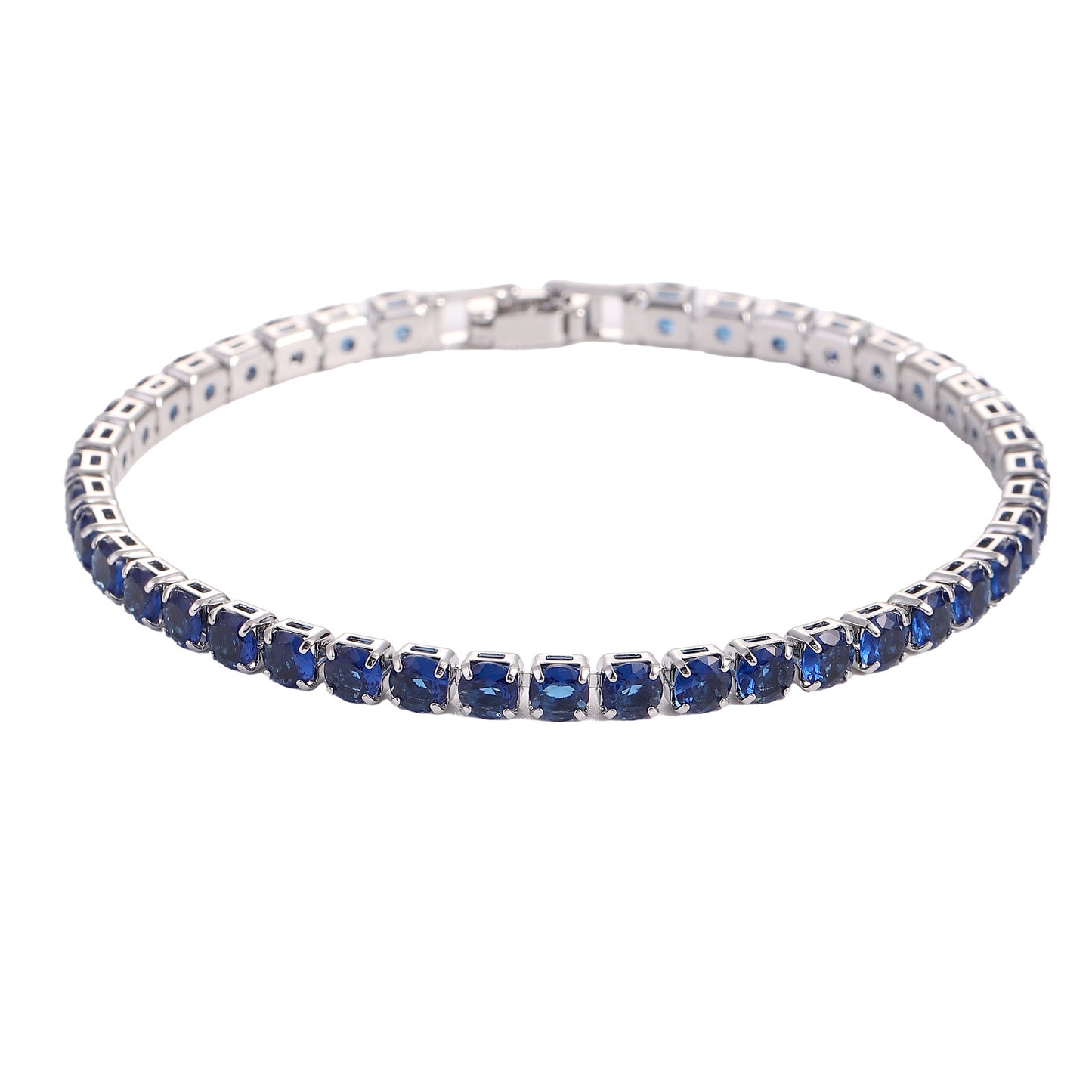 Women's & Men's Hip Hop Gold Zircon Chain Simple Bracelet