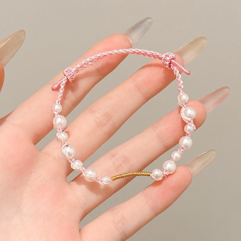 Small Gift Tassel Adjustable Red Rope Dragon Boat Festival Bracelet