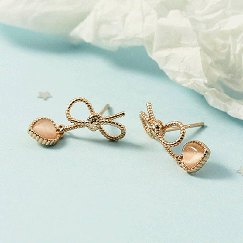 Women's Heart Slimming Simple Small Temperamental Personalized Earrings