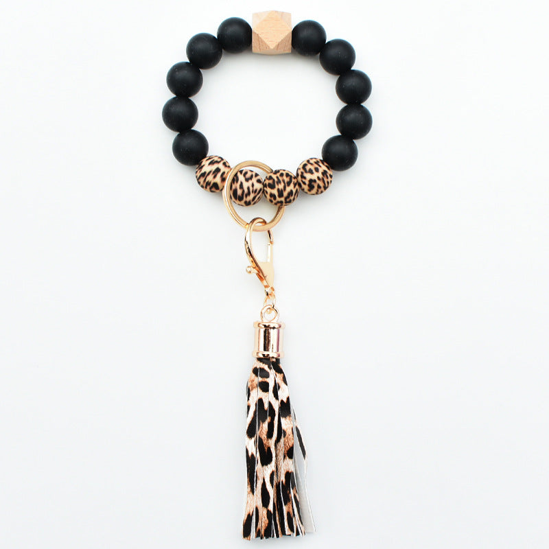 Strict Selection Of Leopard Print Silicone Beads Creative Color Pendants