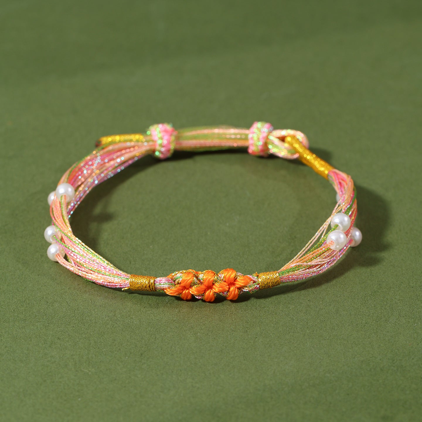 Festival Colorful Rope Ethnic Style Hand-woven Adult Small Sachet Carrying Bracelet
