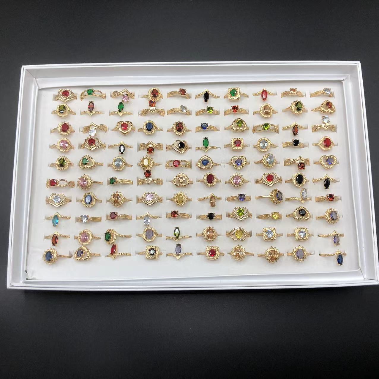 Slouchy New Box Light Luxury Adjustable Ring