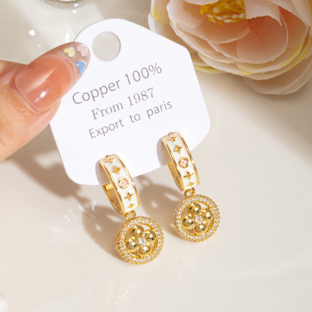 Women's Festive Classic Elegant Wild Fashion Temperament Drip Glazed Rings