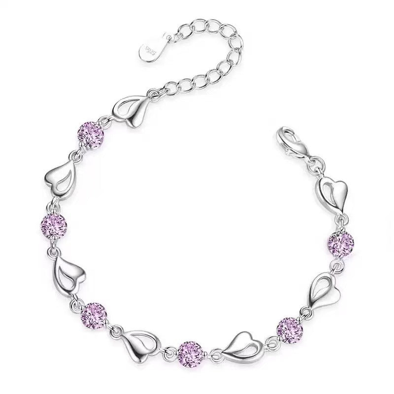 Ocean Heart Design Round High Sense Bracelet