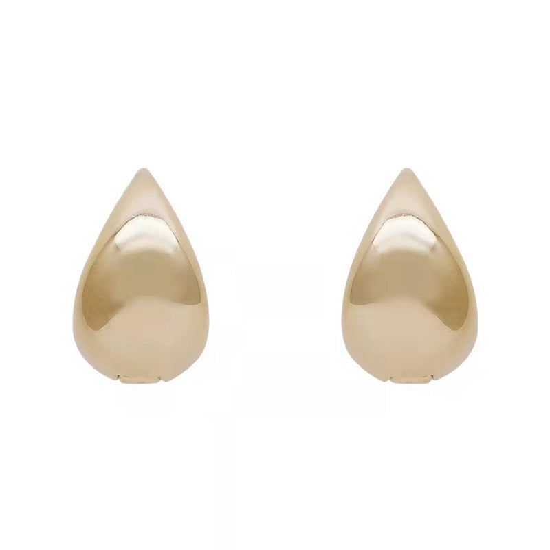 Women's Design Oval For Vintage Metal Ear Temperament Earrings