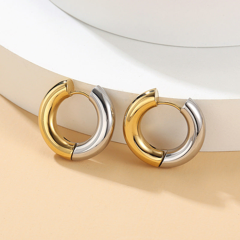 Luxury Minority High-grade Electroplating Temperament Gradient Earrings