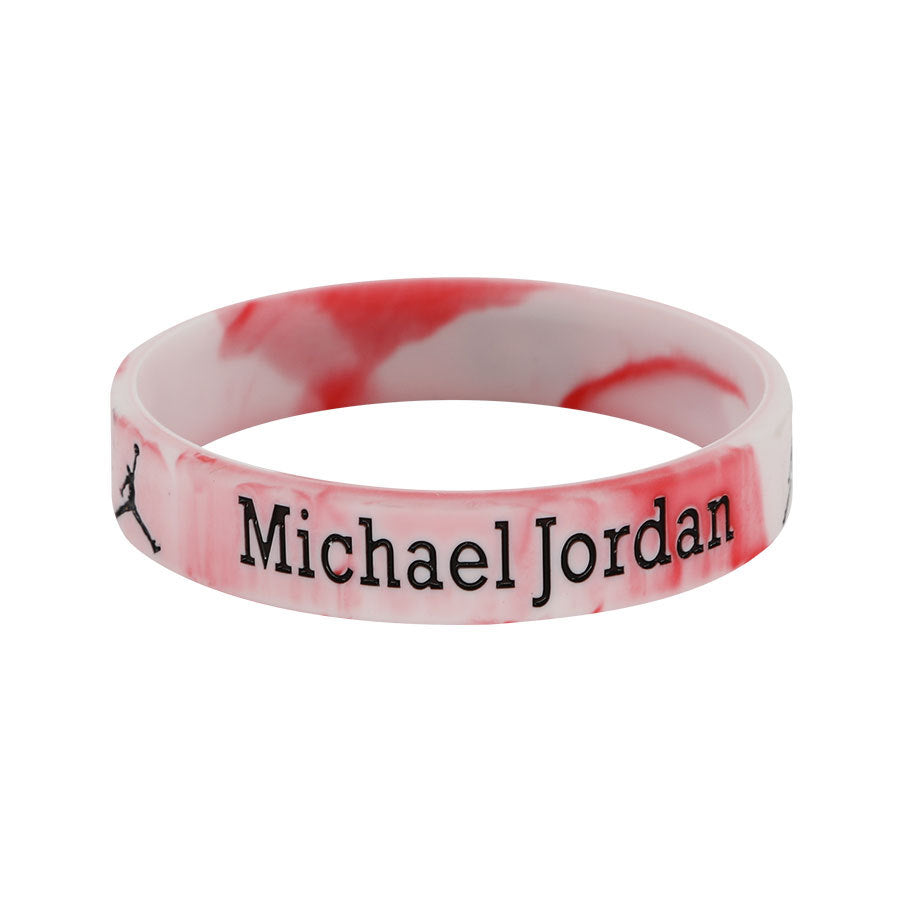 Star Concave Thickened Silicone Kobe James Basketball Bracelet