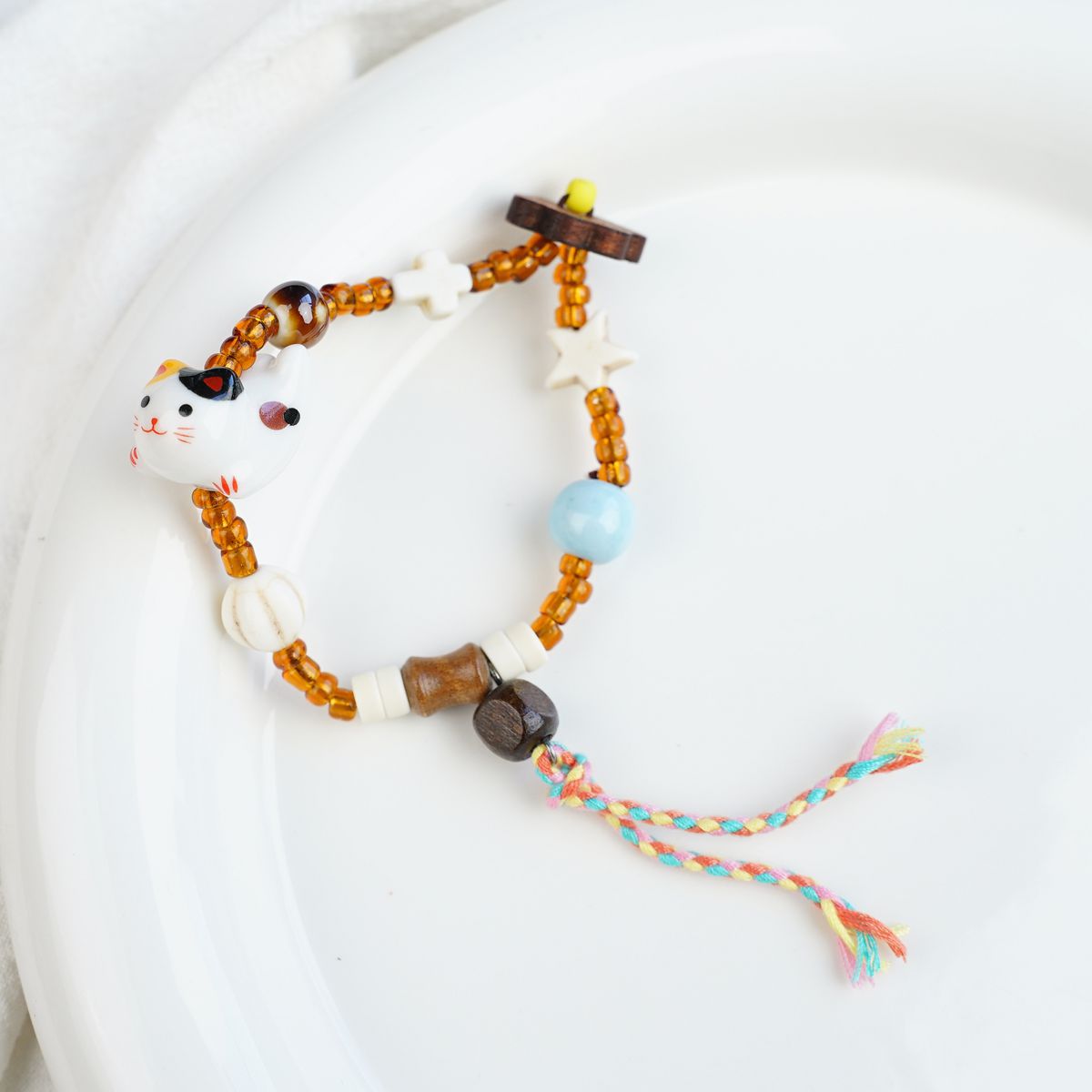 Lucky Cat Girlfriends Cute Couple Animal Premium Bracelet