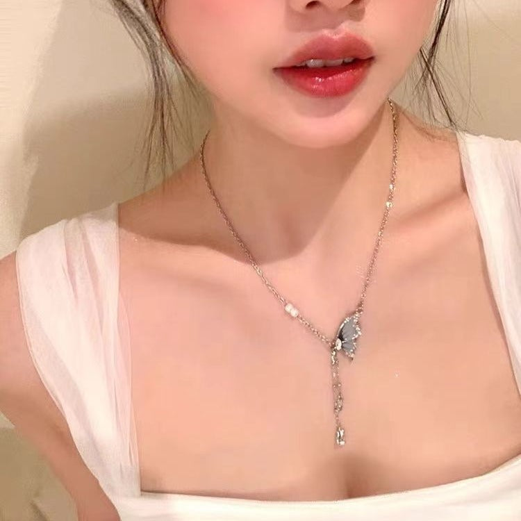 Female Light Luxury Minority Design Sense Exquisite Refined Grace Clavicle Necklaces